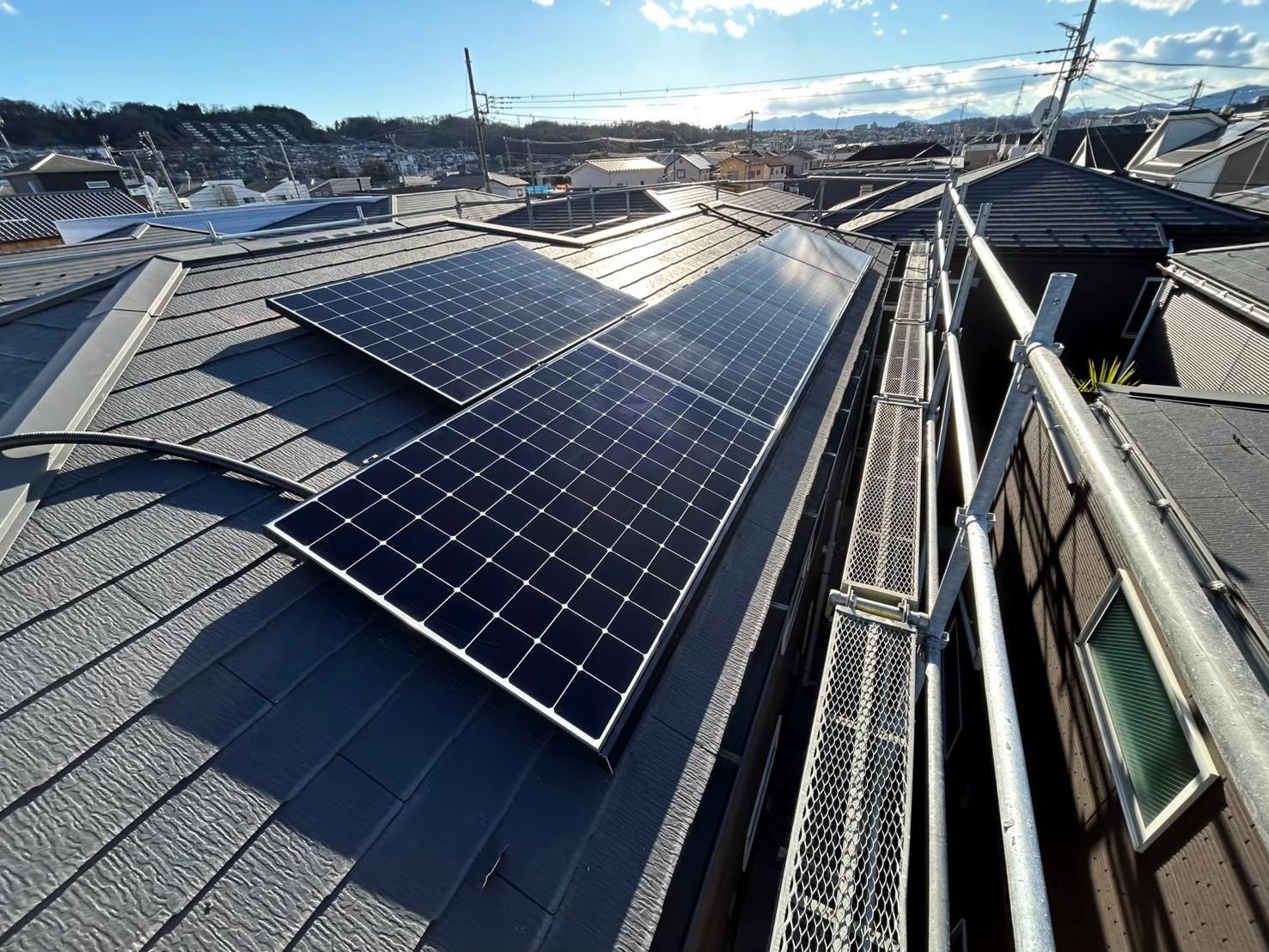 日野市　I様 太陽光発電・蓄電池・エコキュート設置