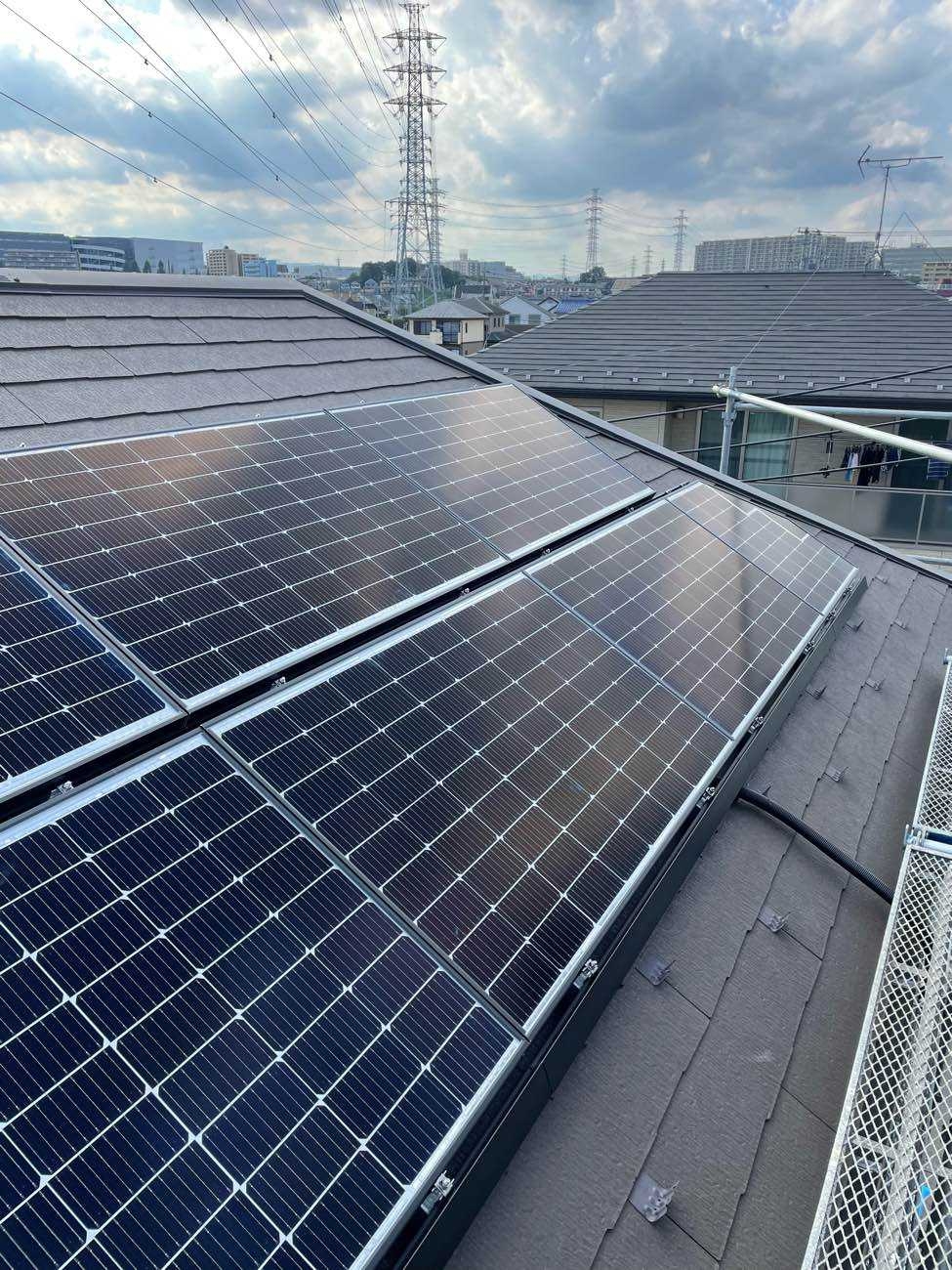 日野市 H様 太陽光発電システム設置