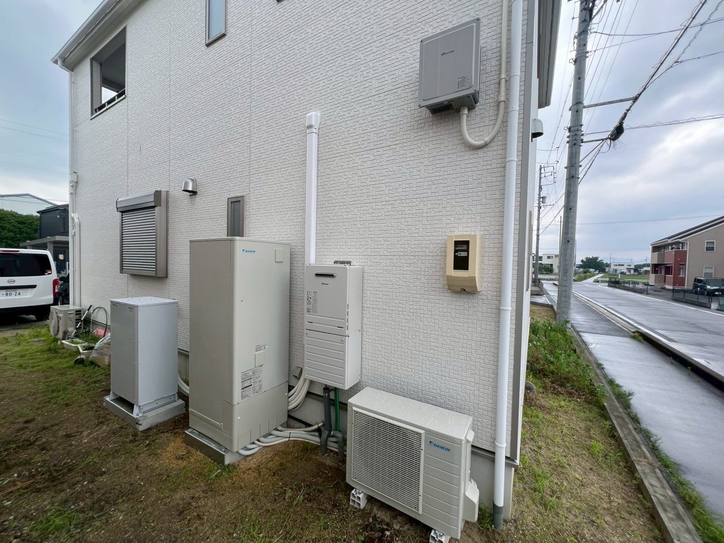 坂祝町 S様 太陽光発電・蓄電池・エコキュート設置