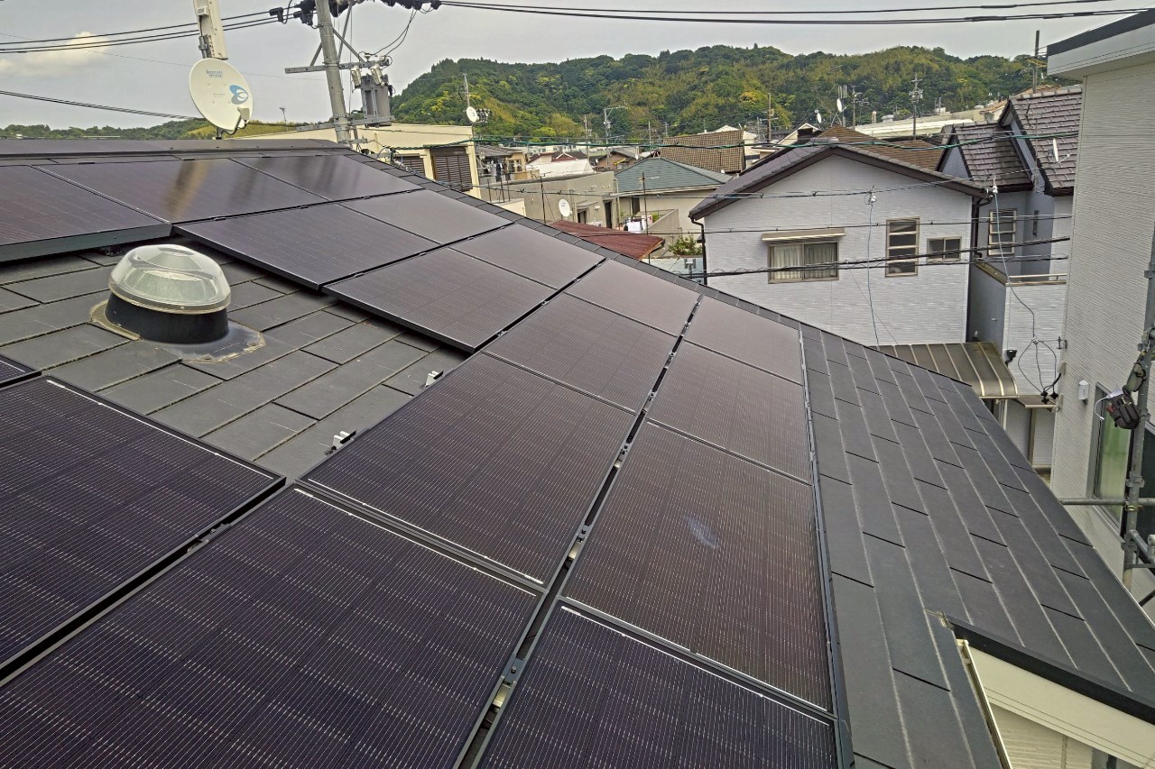 静岡市 Ｉ様 太陽光発電・蓄電池・エコキュート設置
