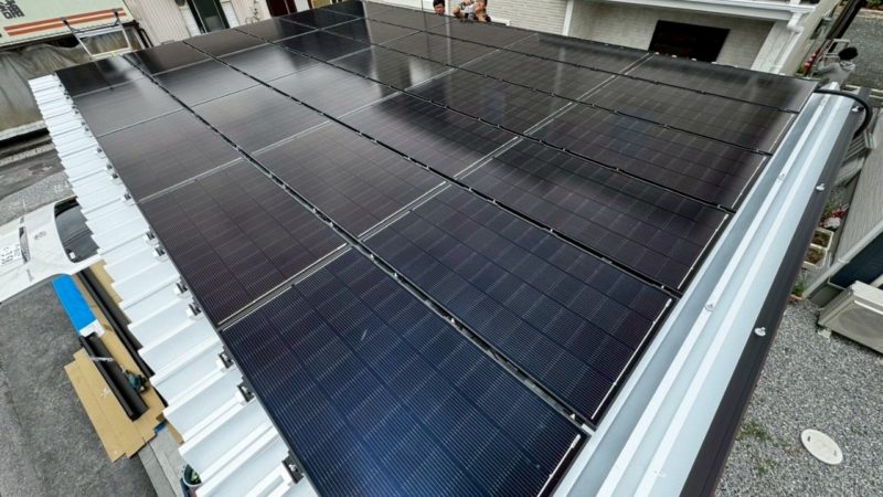 長浜市 K様 太陽光発電システム設置