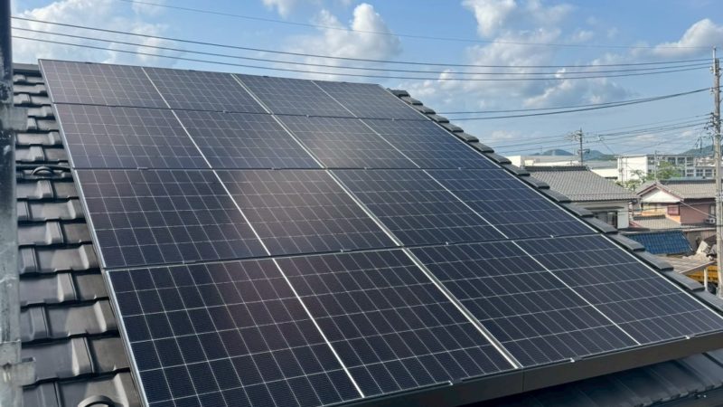 関市　M様 太陽光発電・蓄電池・エコキュート設置