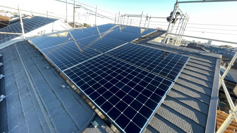 国分寺市 K様 太陽光発電システム・蓄電池・エコキュート設置