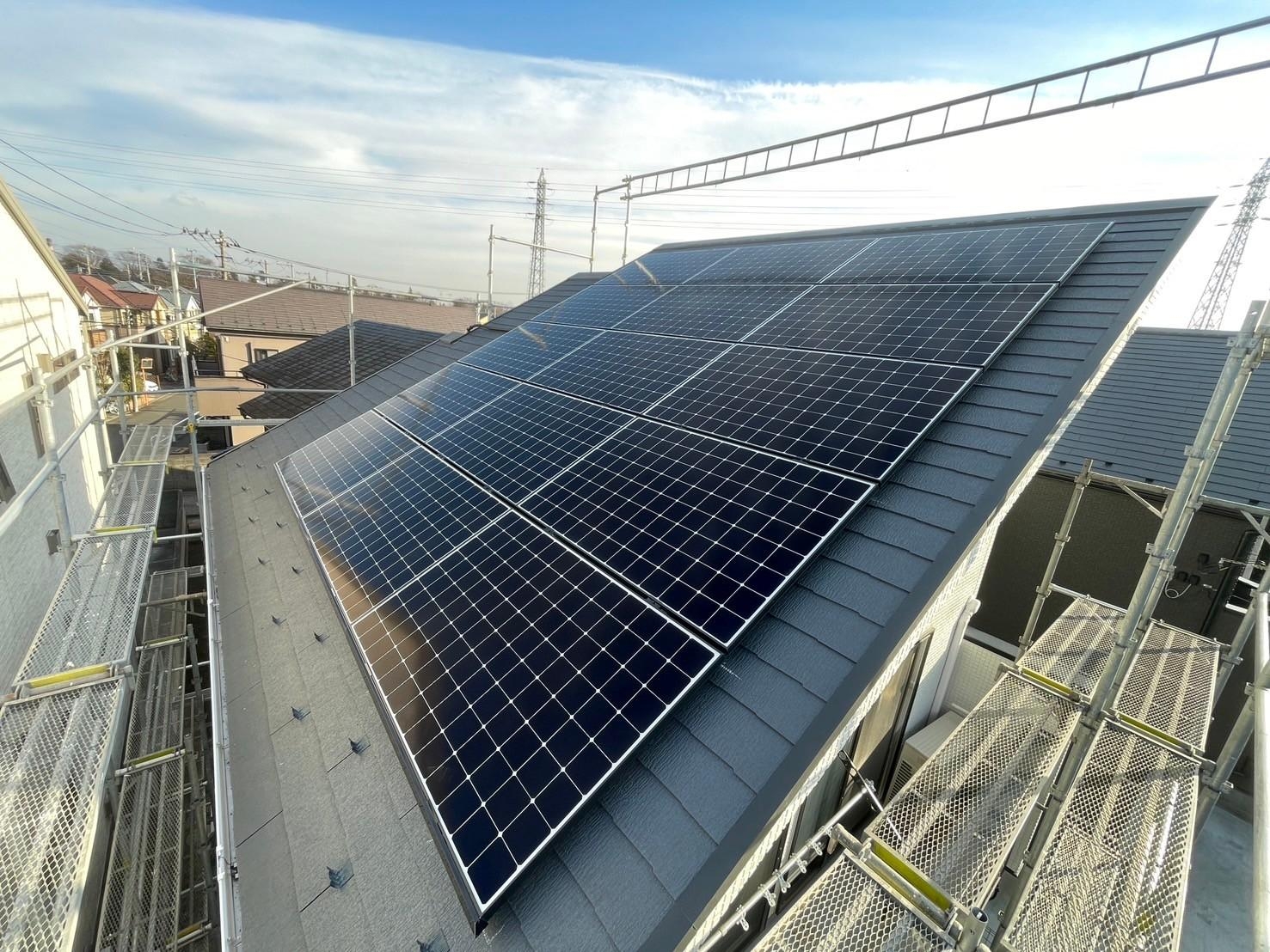 府中市　O様 太陽光発電・蓄電池・エコキュート設置