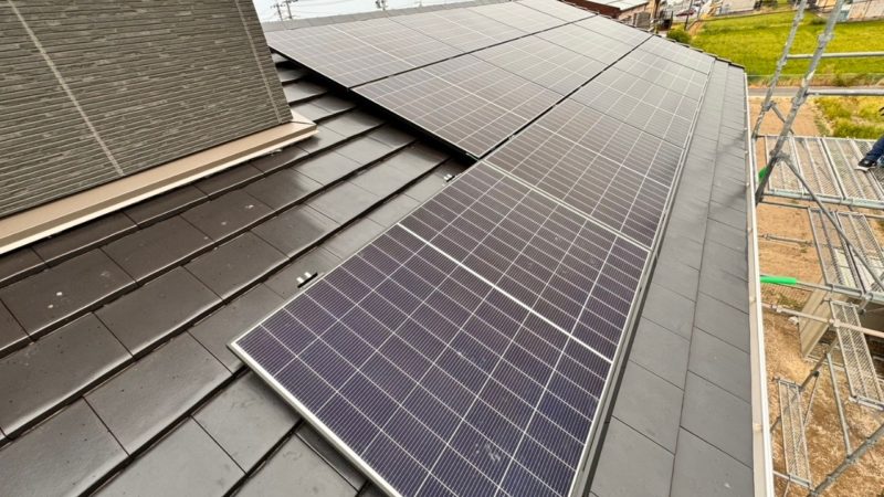あま市　D様 太陽光発電・蓄電池・エコキュート設置