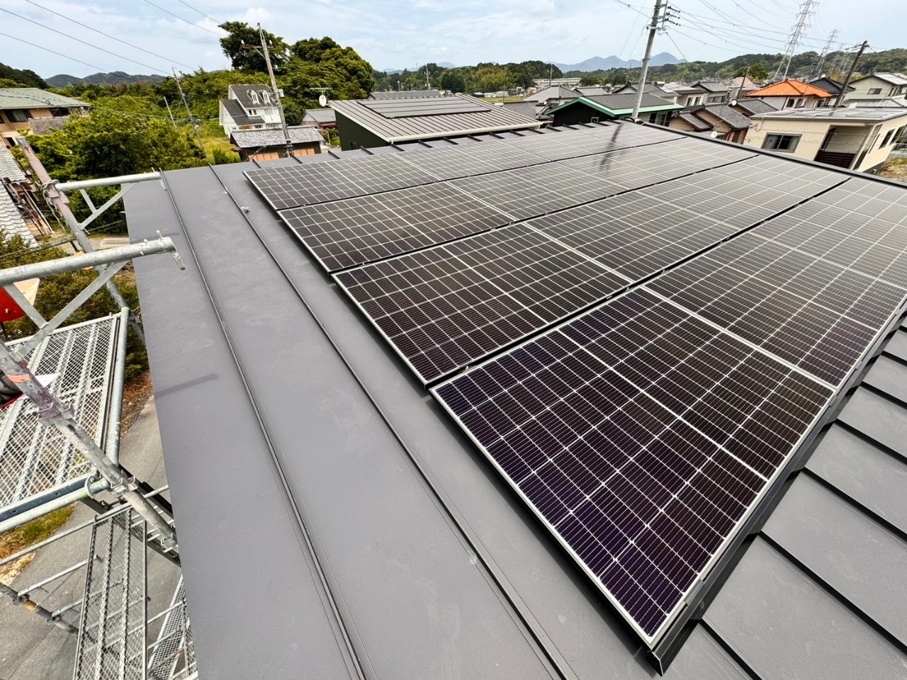 掛川市 N様 太陽光発電・蓄電池・エコキュート設置