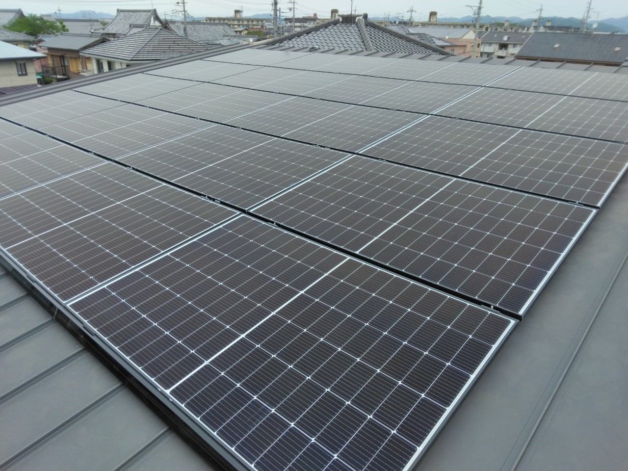 大口町  N様 太陽光発電・エコキュート設置