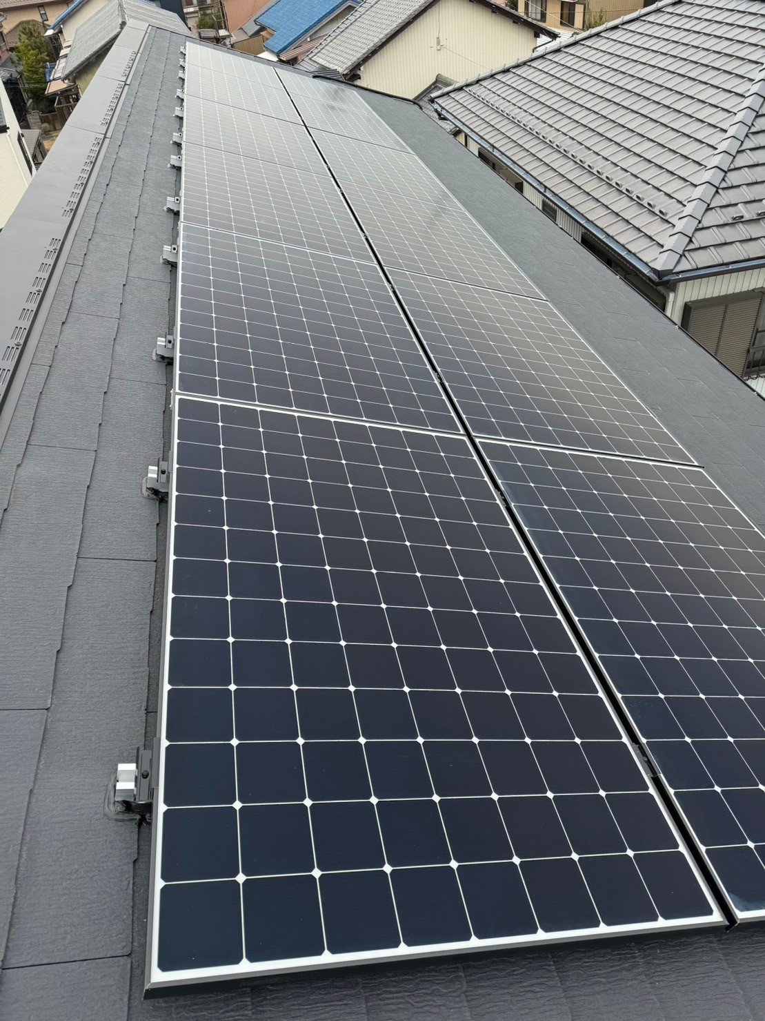 蟹江町　S様 太陽光発電システム設置