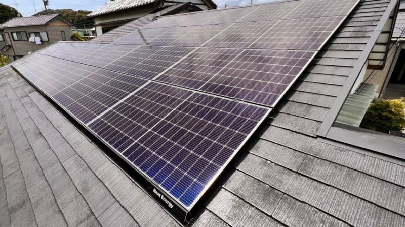 湖西市　M様 太陽光発電システム設置