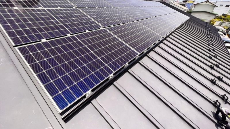 岐阜市 K様 太陽光発電システム・蓄電池設置