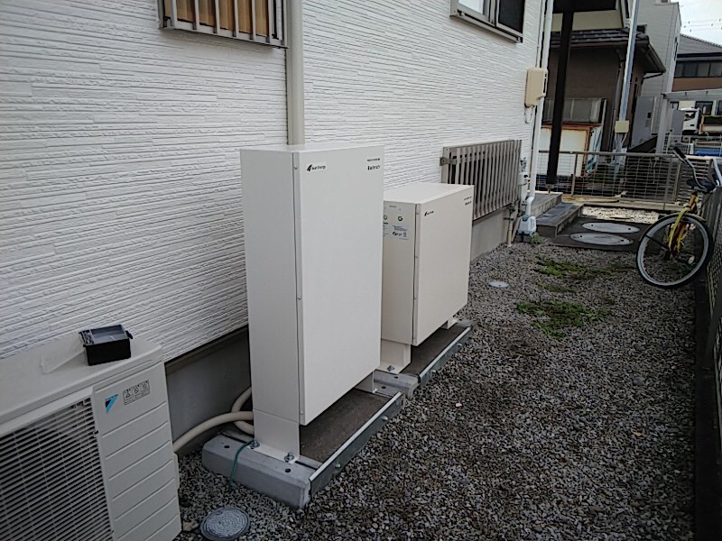 焼津市　A様 太陽光発電・蓄電池・エコキュート設置
