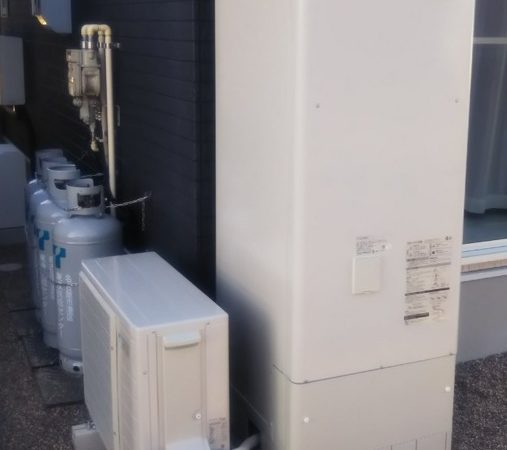 川越町 K様 エコキュート設置