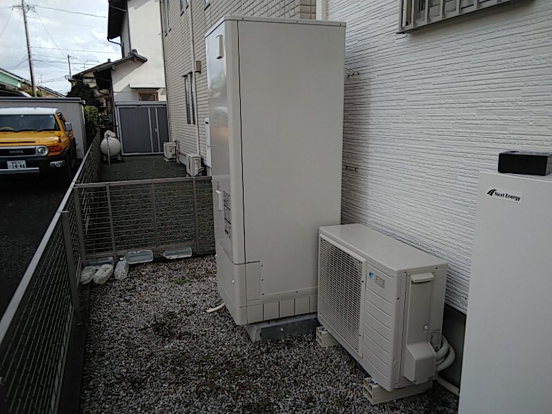 焼津市　A様 太陽光発電・蓄電池・エコキュート設置